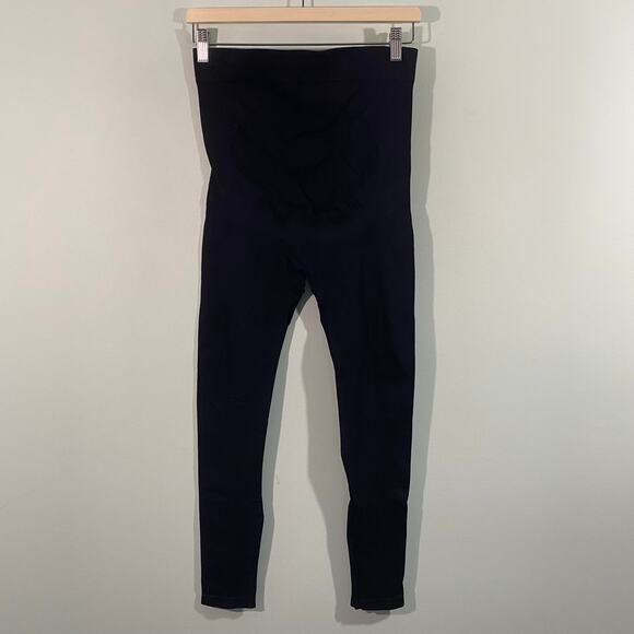 Blanqi Women Black Full Coverage Compression Maternity Leggings Size S - Picture 1 of 5